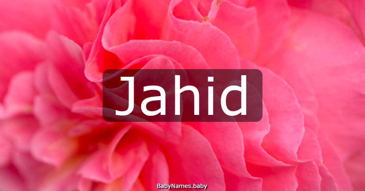 Jahid
