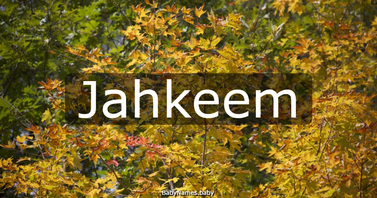 Jahkeem