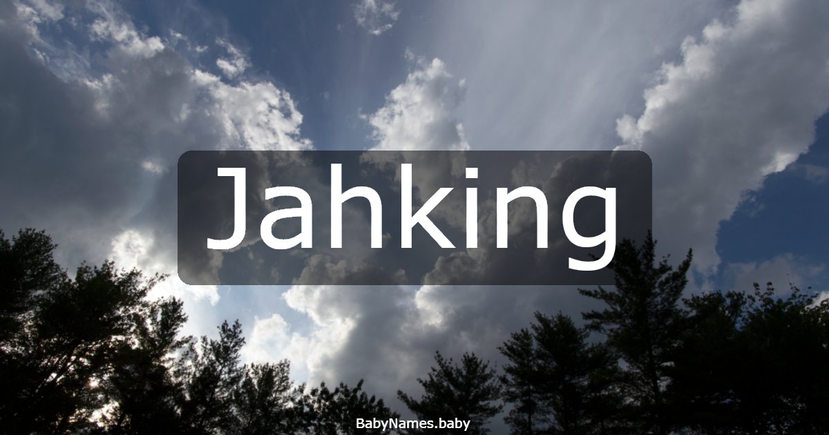 Jahking