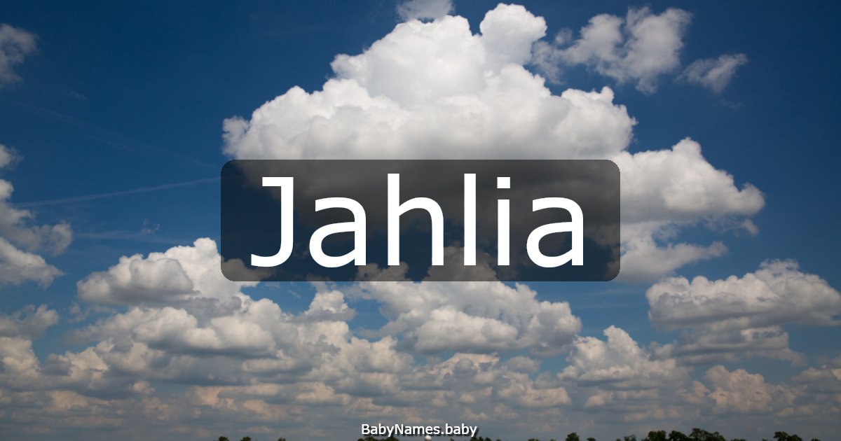 Jahlia