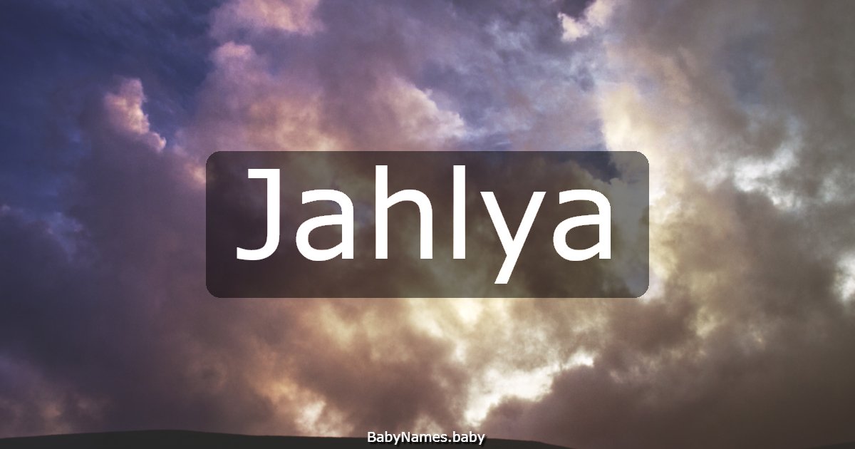 Jahlya