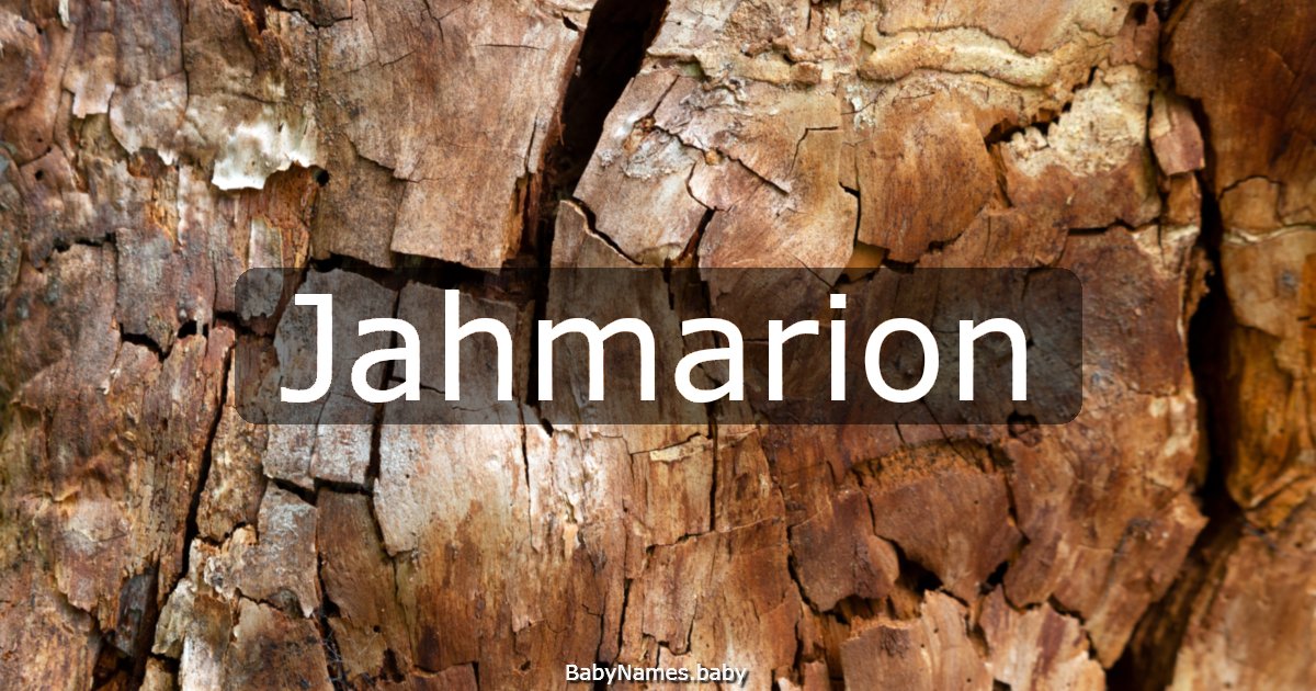 Jahmarion