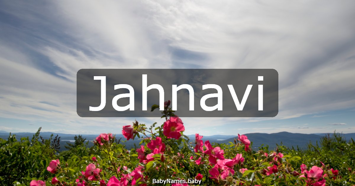 Jahnavi