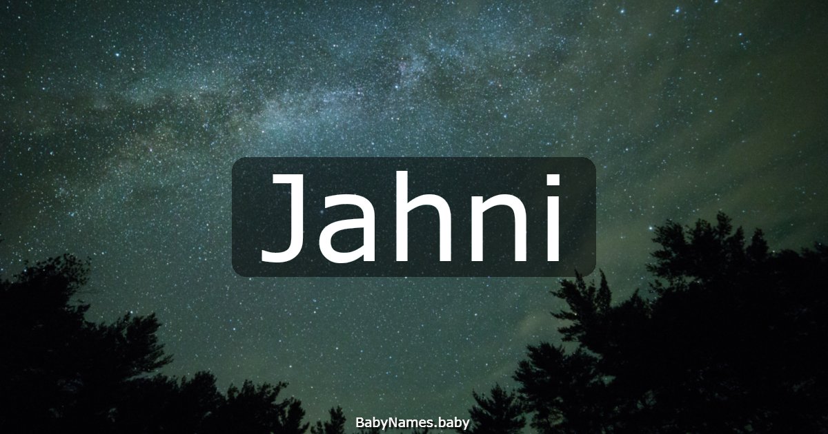 Jahni