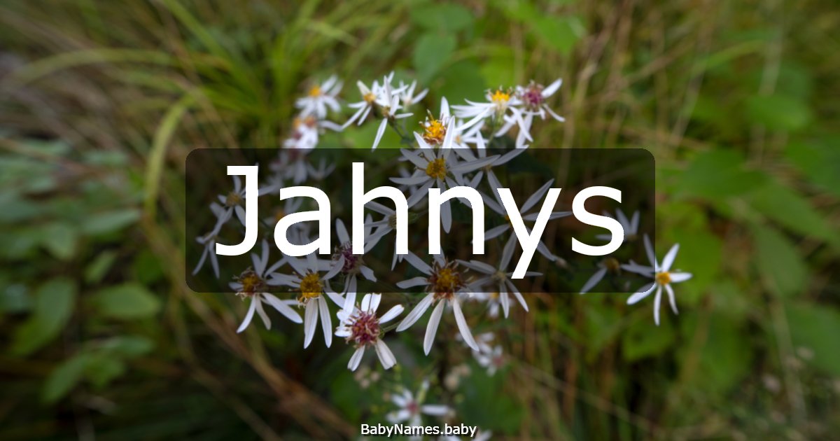 Jahnys