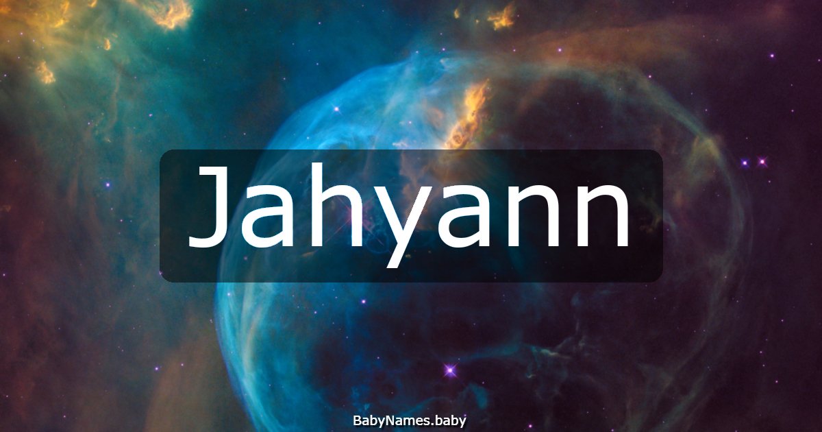 Jahyann