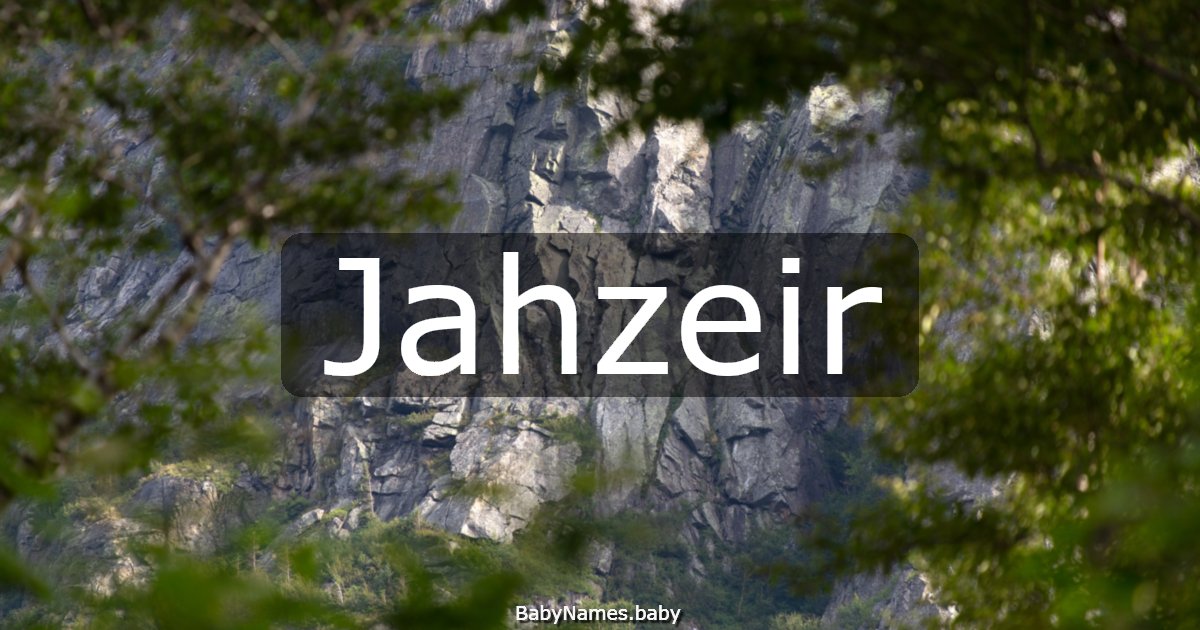 Jahzeir