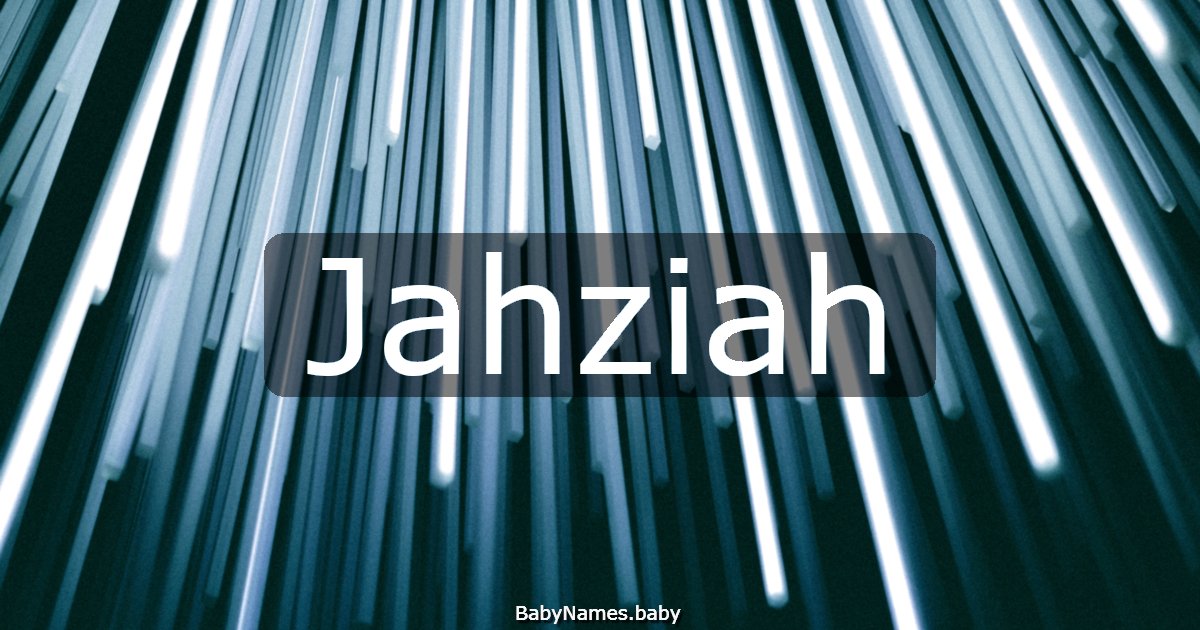 Jahziah