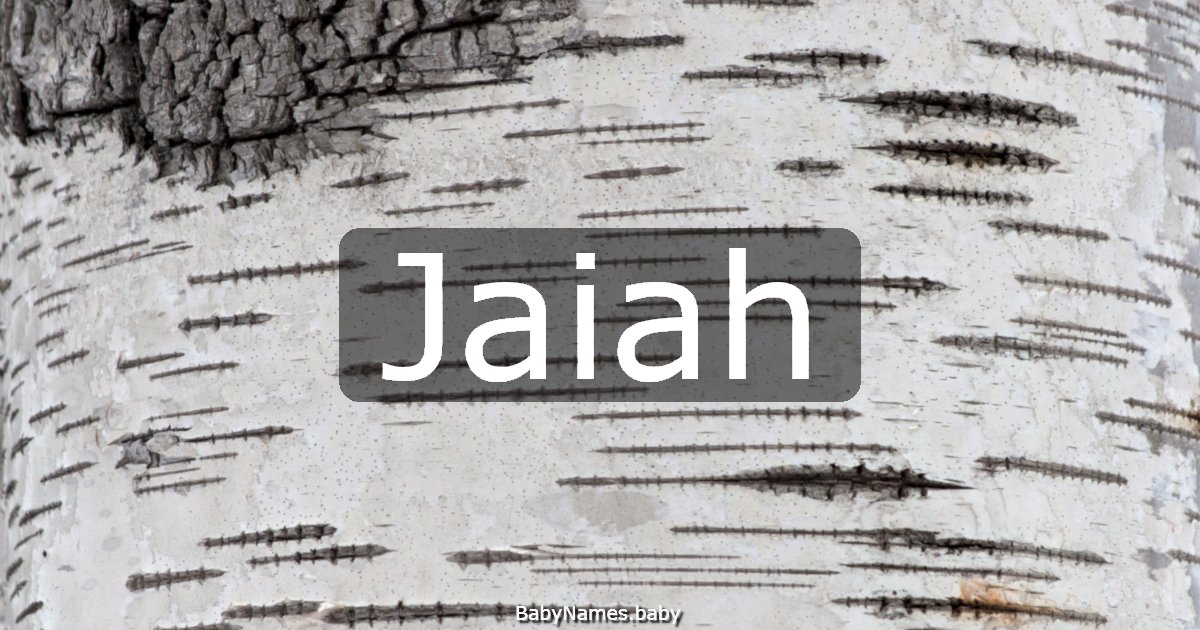 Jaiah