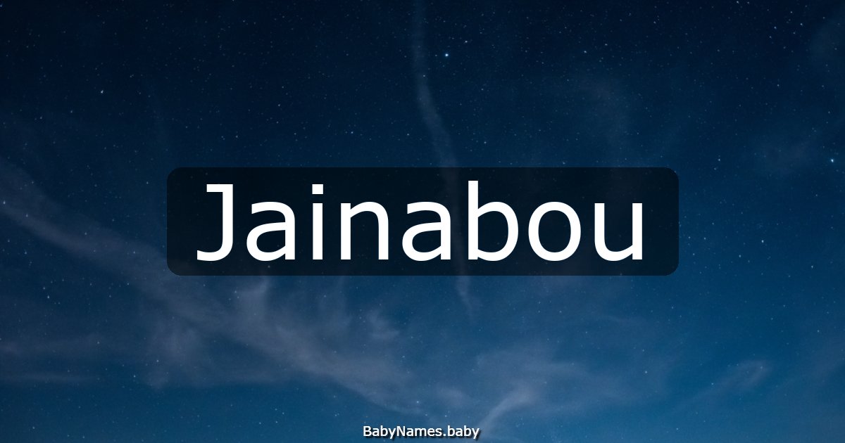 Jainabou