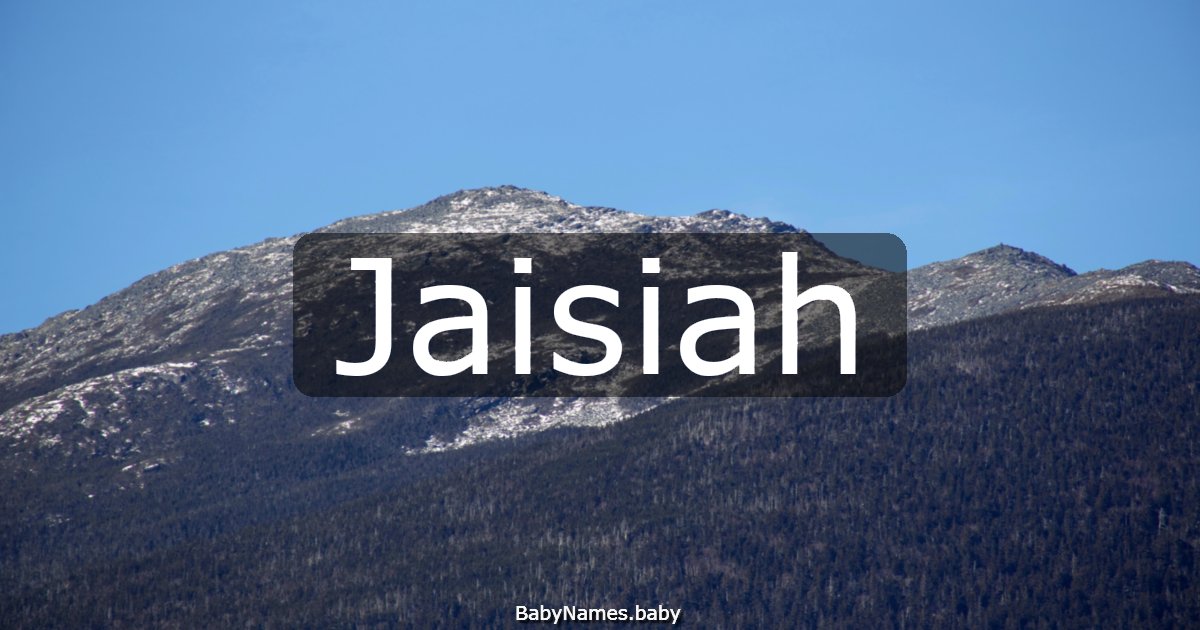 Jaisiah