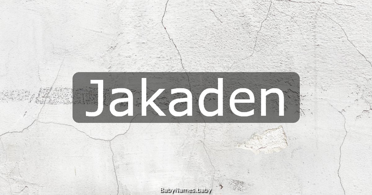Jakaden