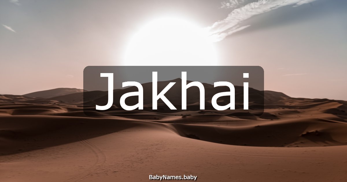 Jakhai
