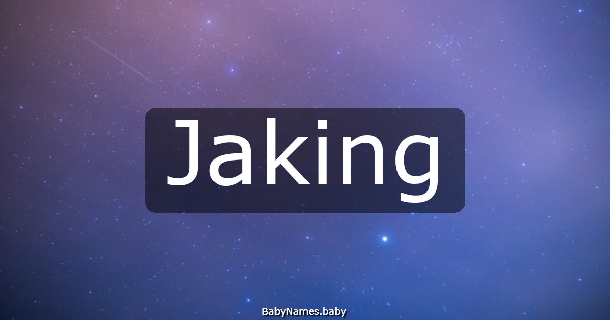 Jaking