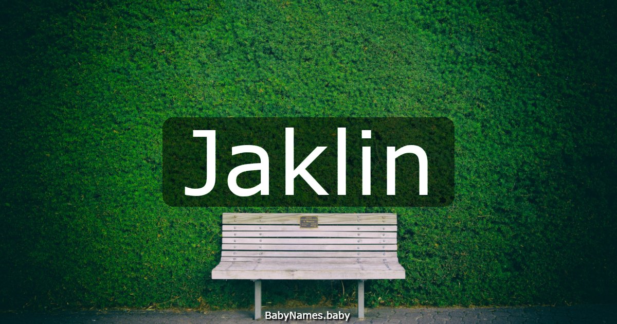 Jaklin
