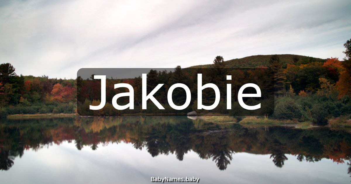 Jakobie