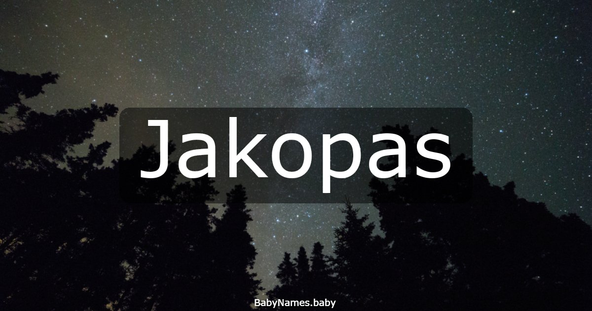 Jakopas