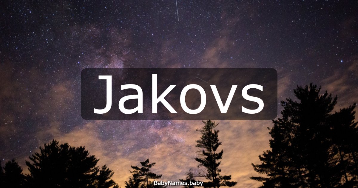 Jakovs