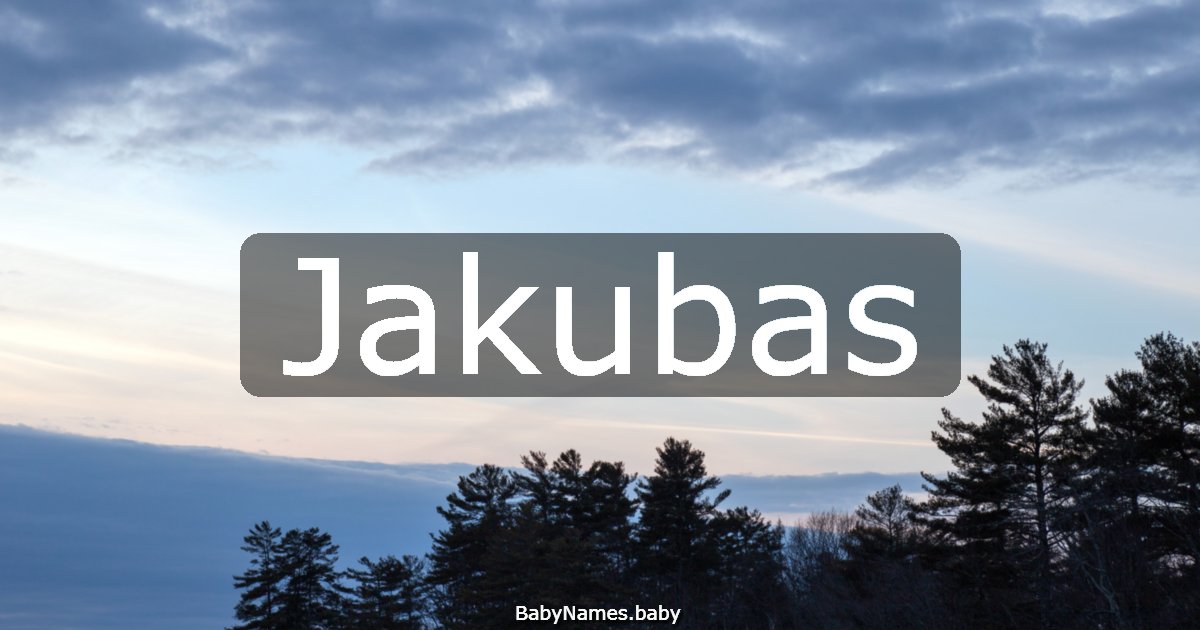 Jakubas