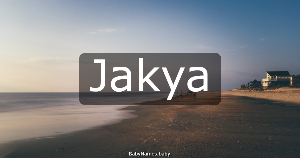 Jakya