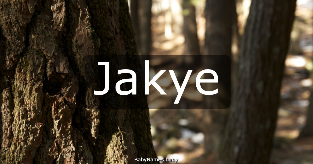 Jakye