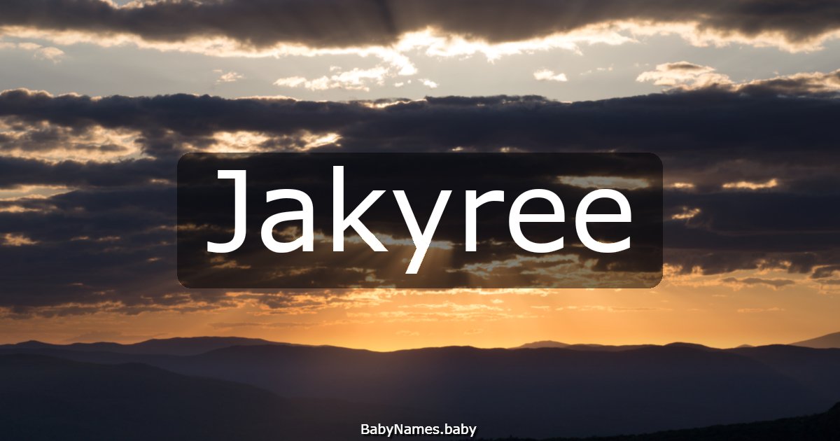 Jakyree