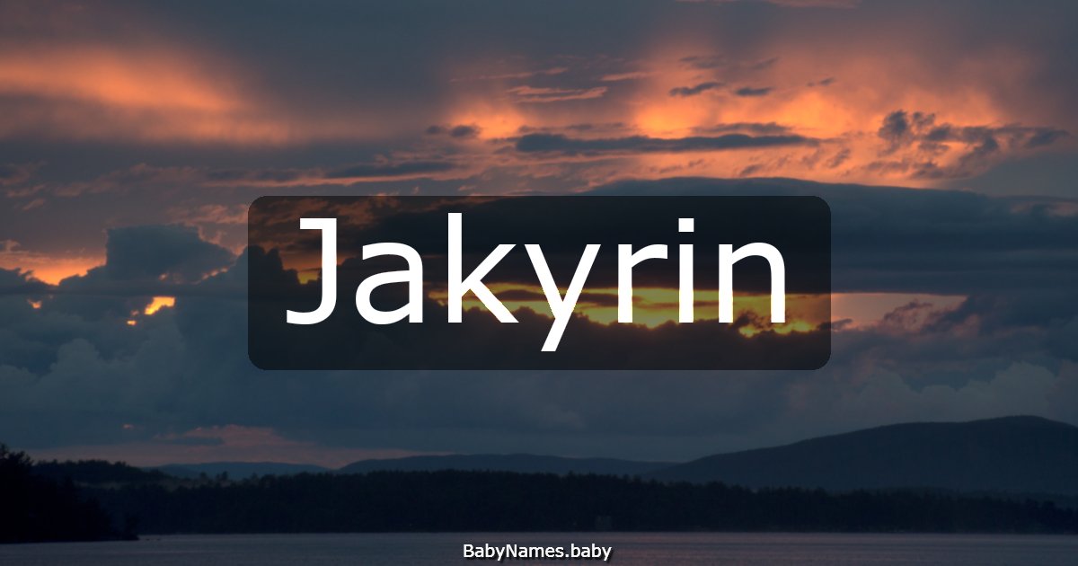 Jakyrin