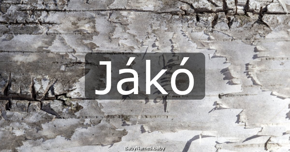 Jákó