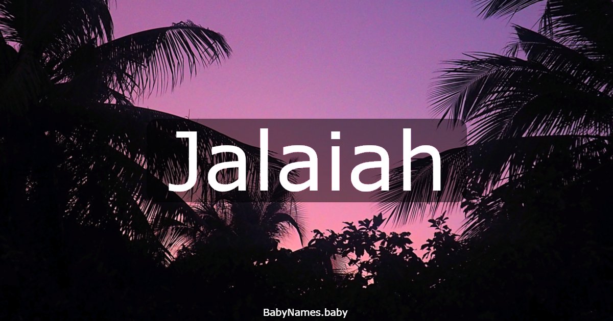 Jalaiah