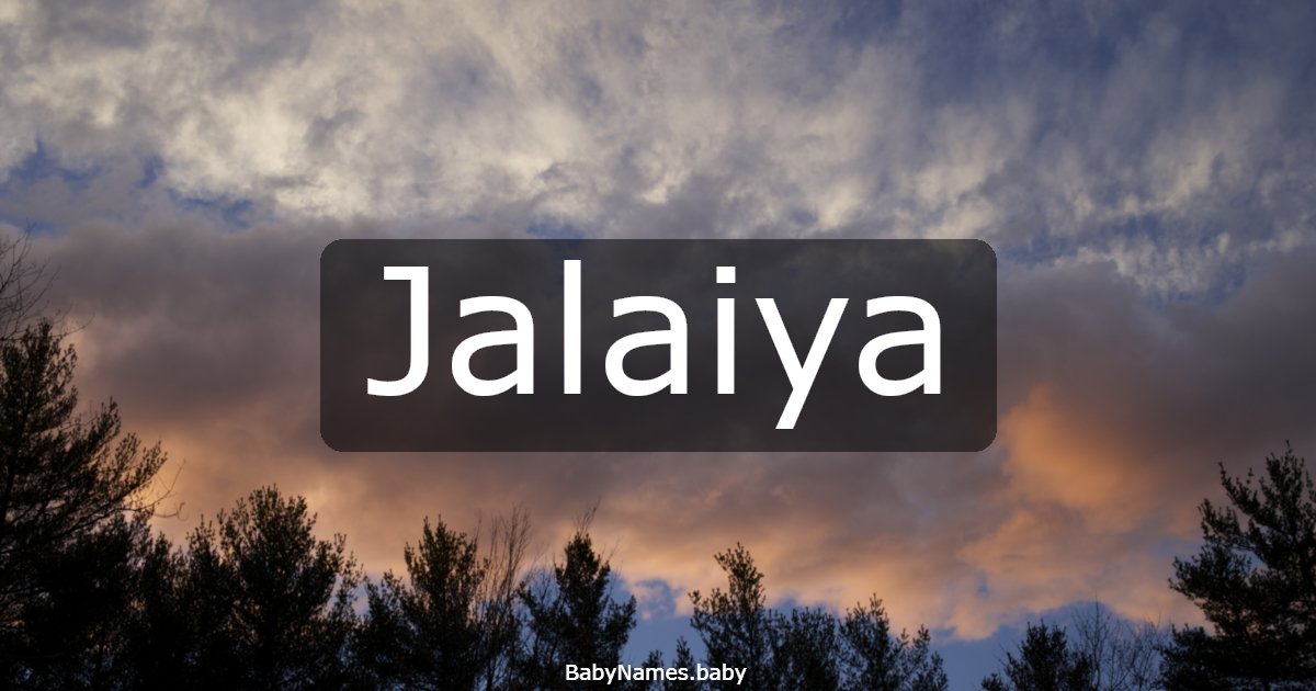 Jalaiya