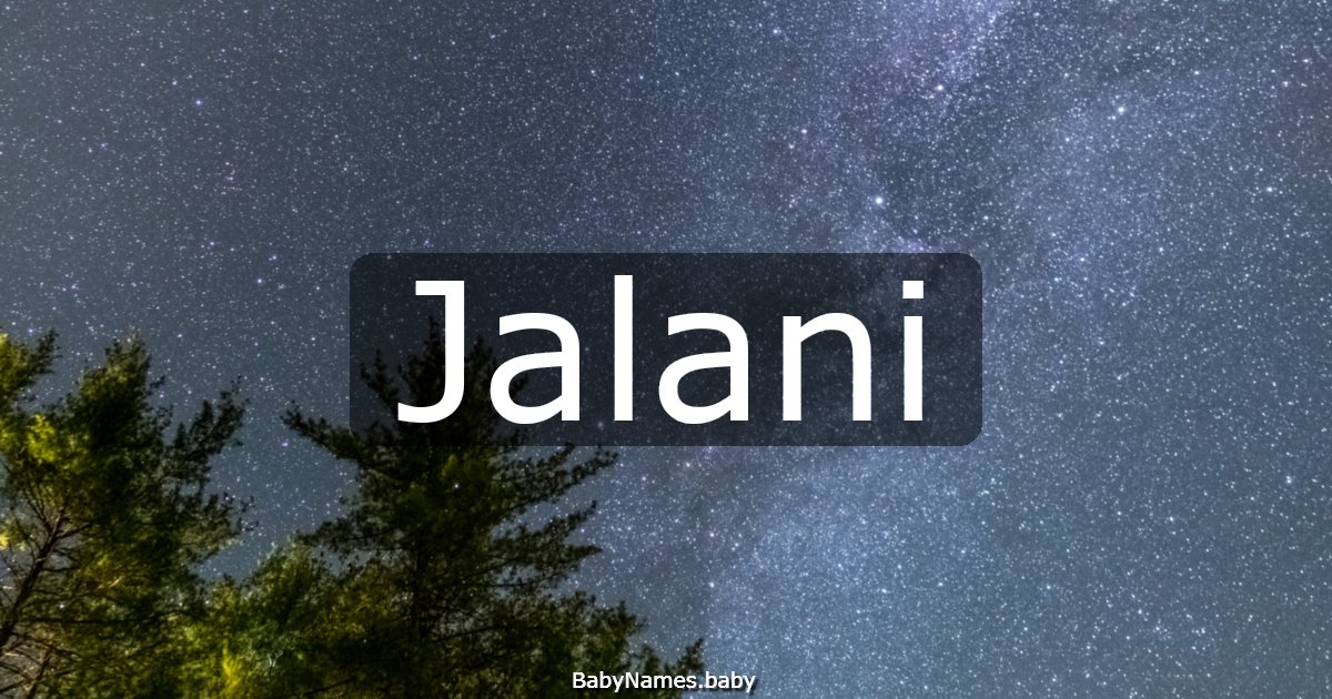 Jalani