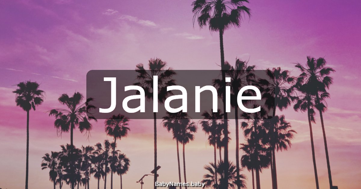 Jalanie