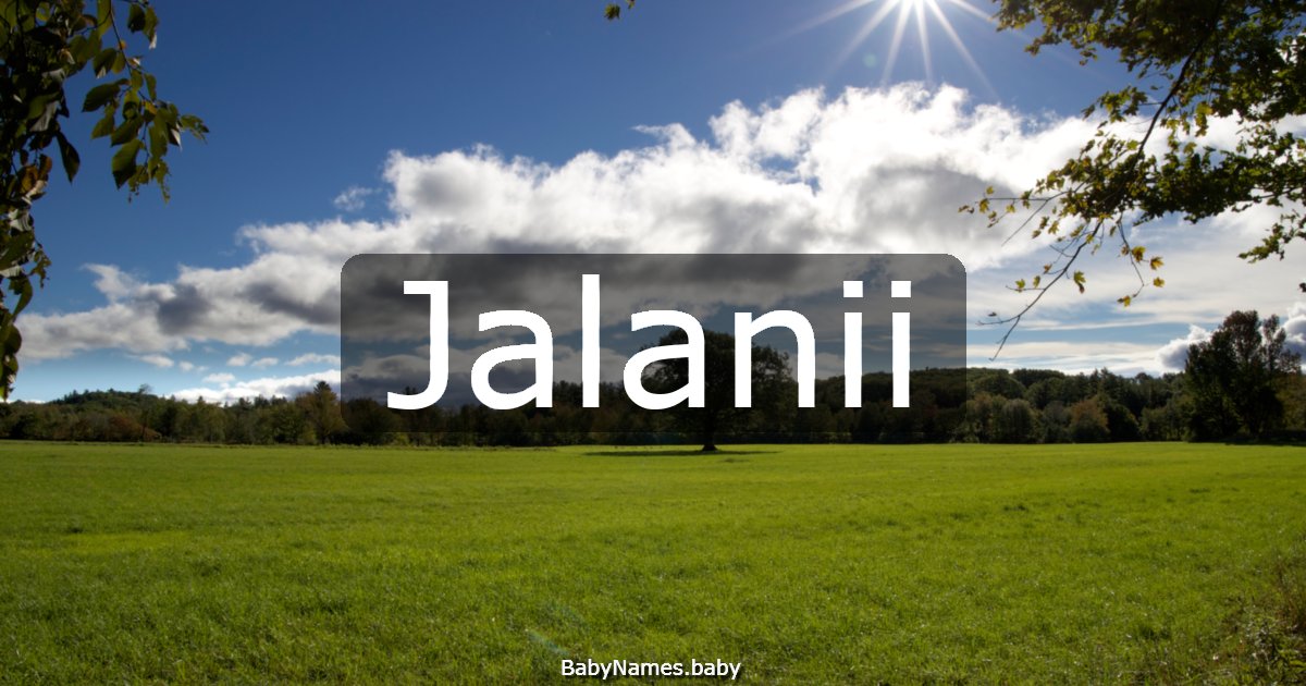 Jalanii