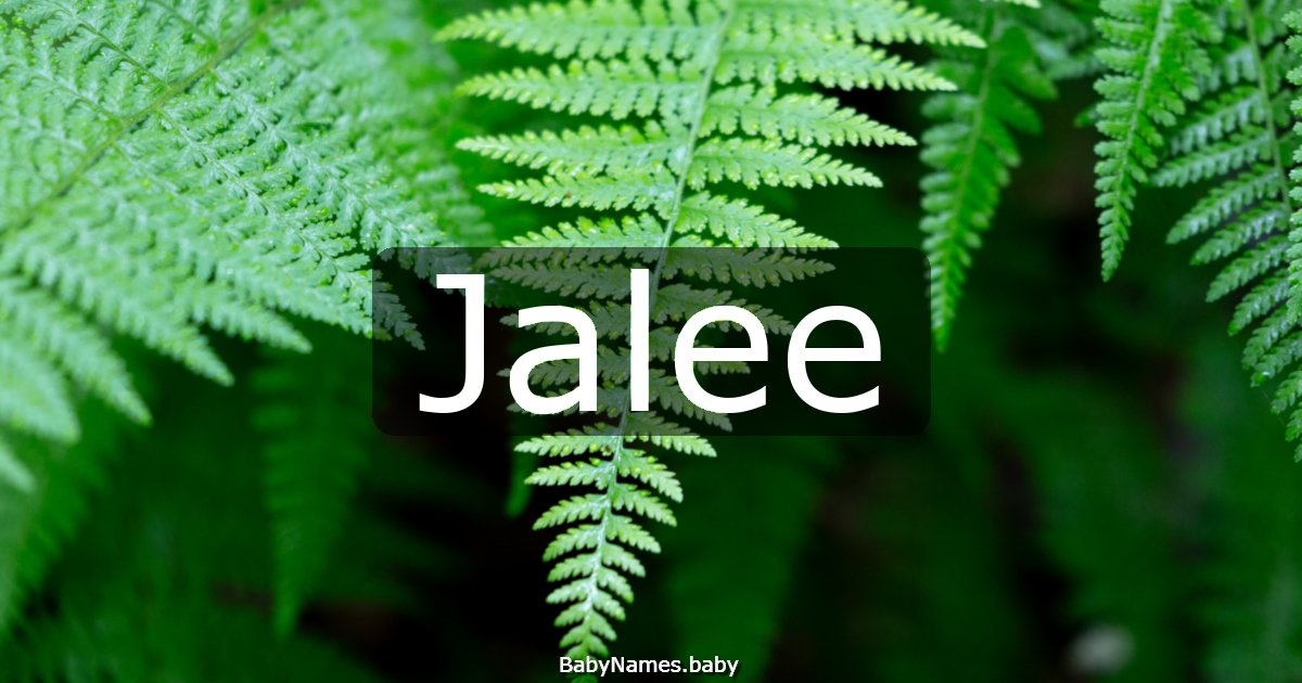 Jalee