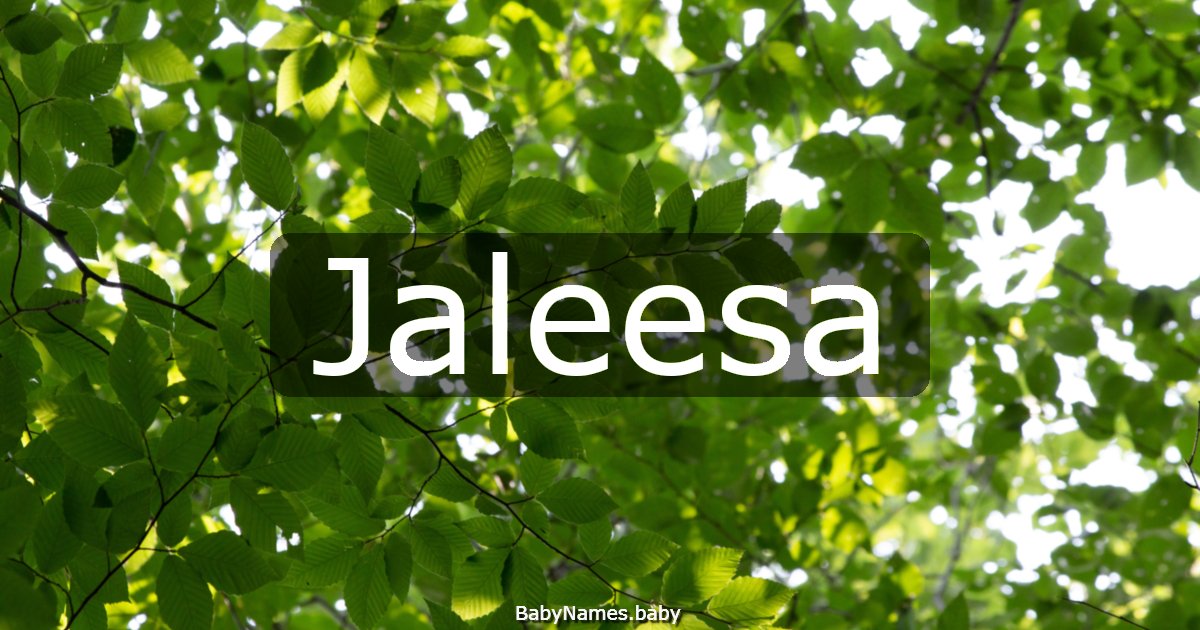 Jaleesa