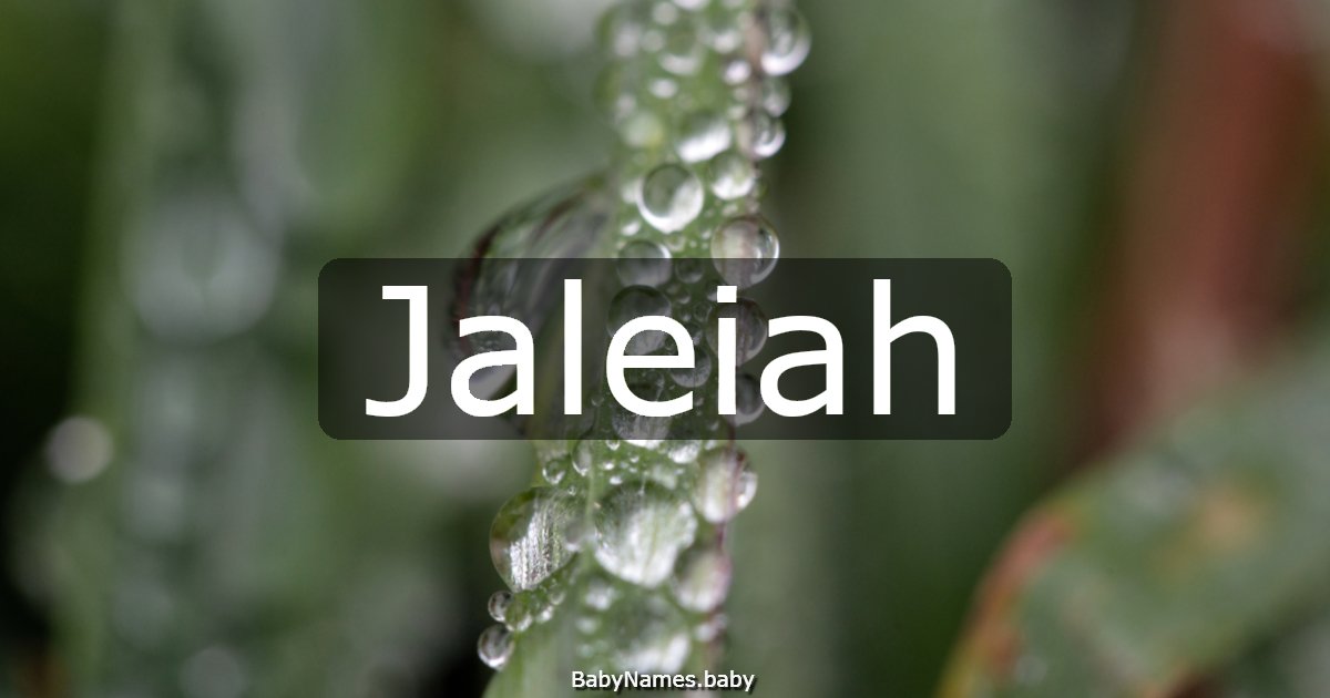 Jaleiah