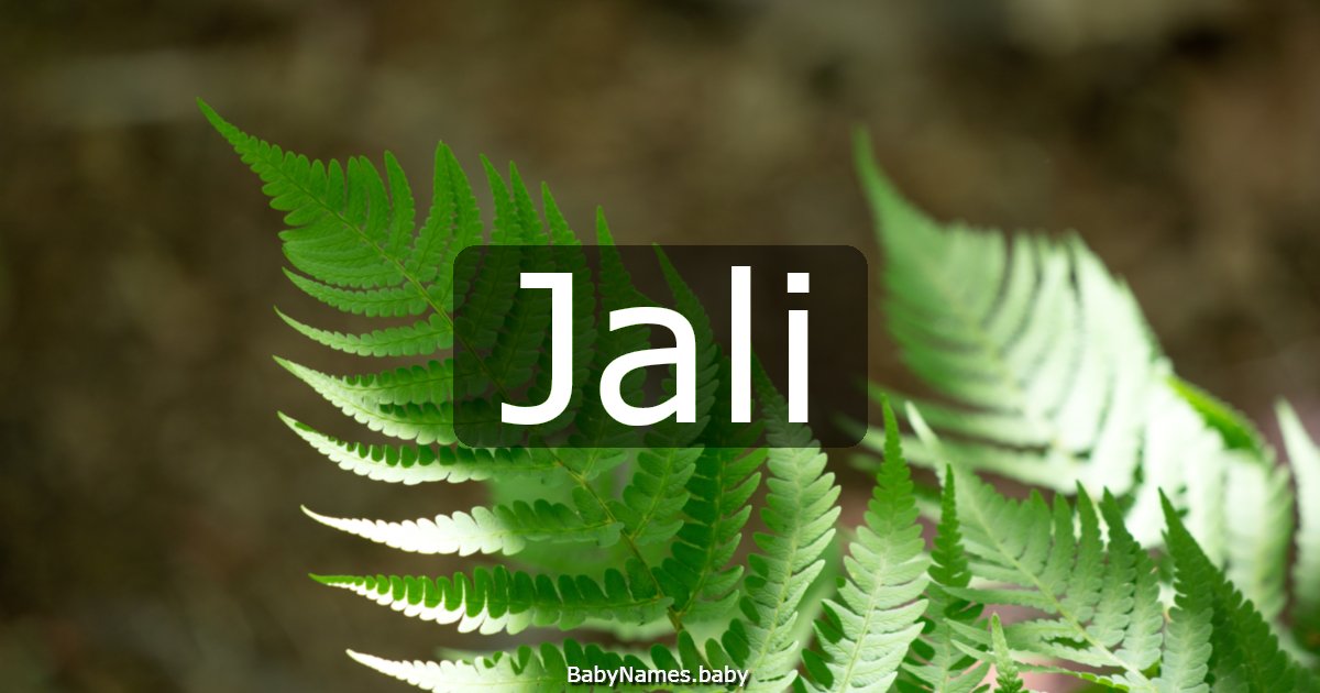 Jali