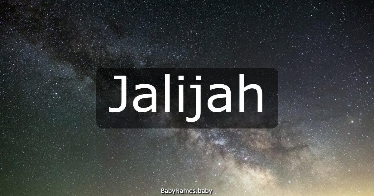 Jalijah