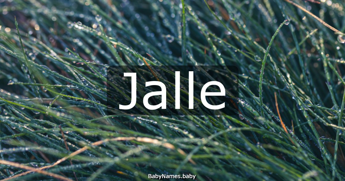 Jalle