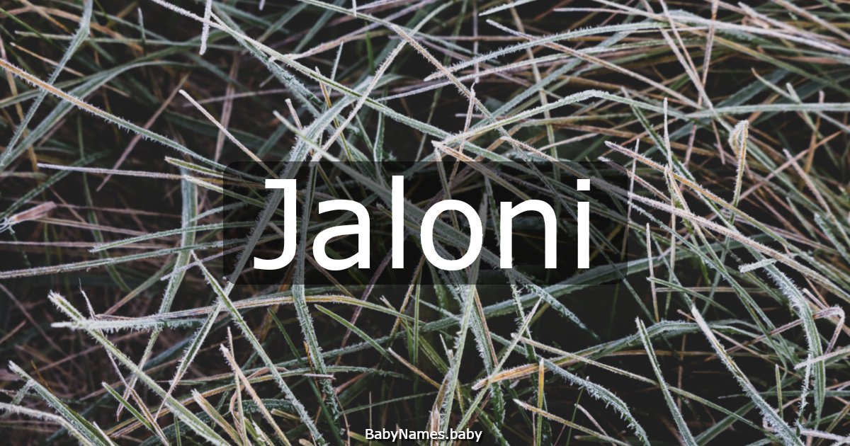 Jaloni