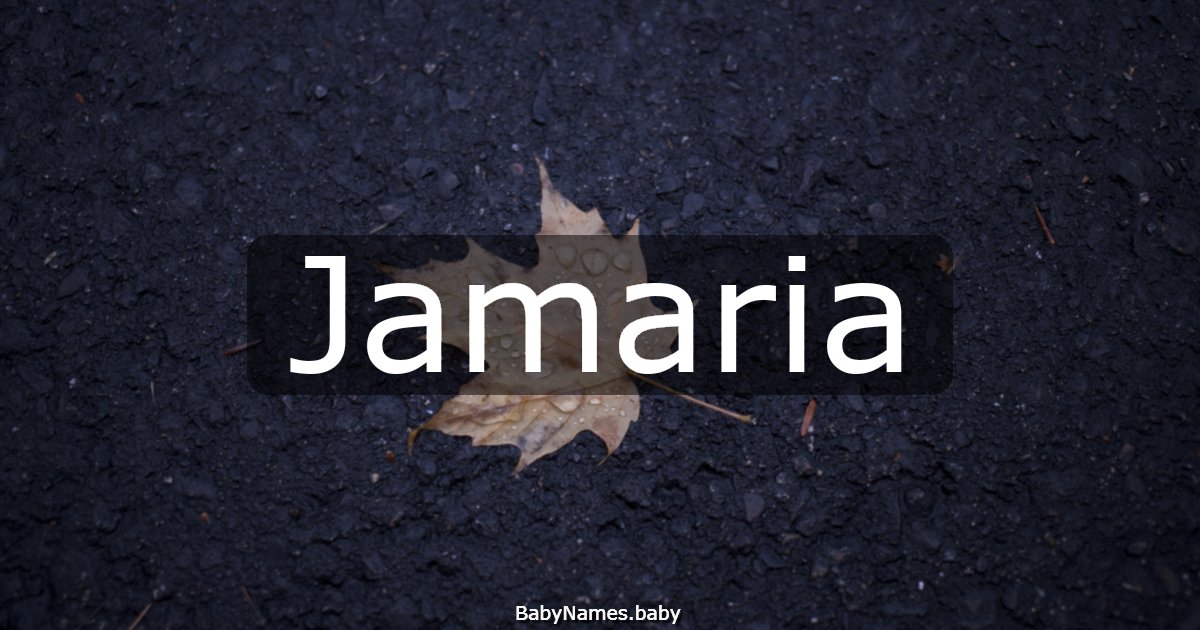 Jamaria