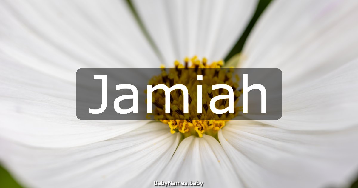 Jamiah