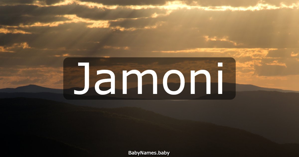 Jamoni