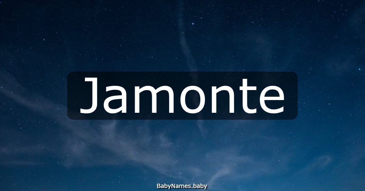 Jamonte
