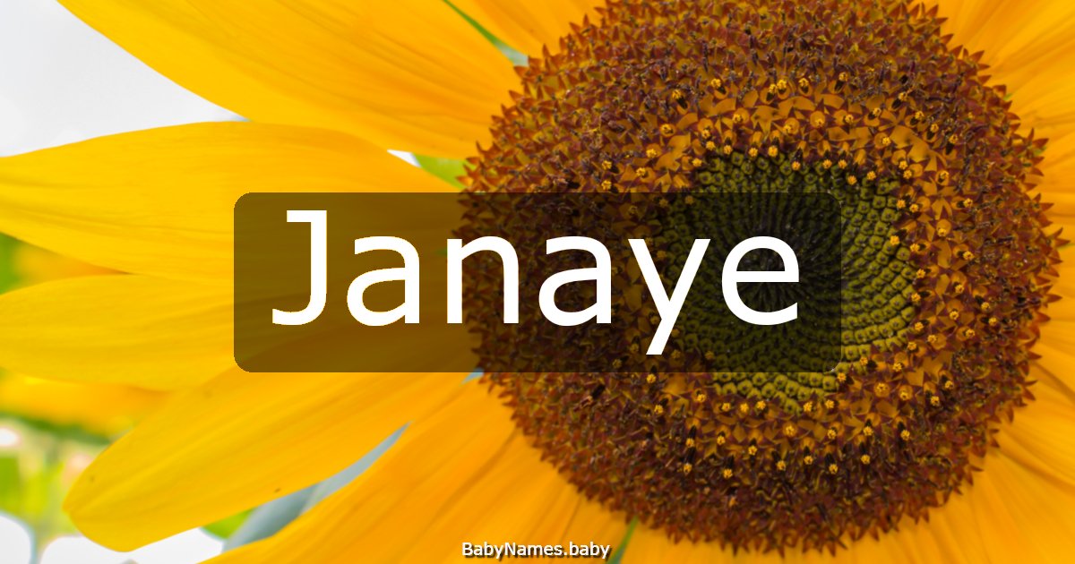 Janaye