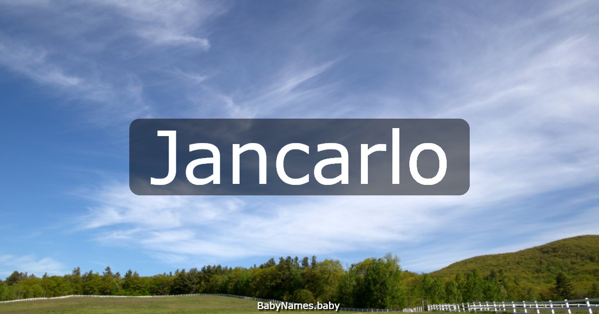 Jancarlo