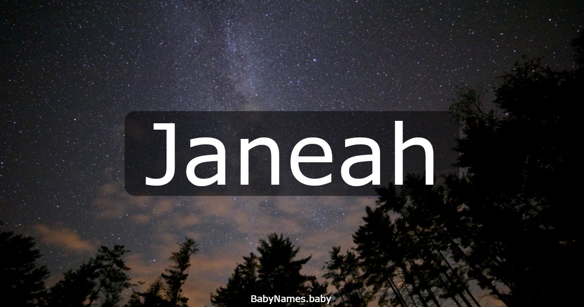 Janeah