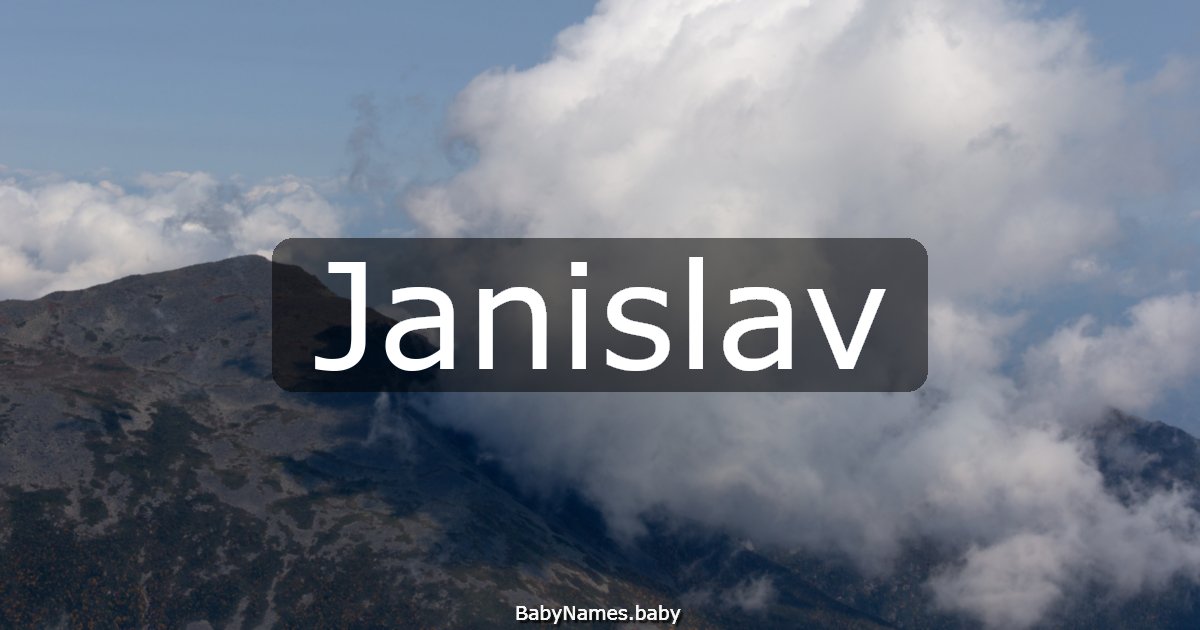 Janislav