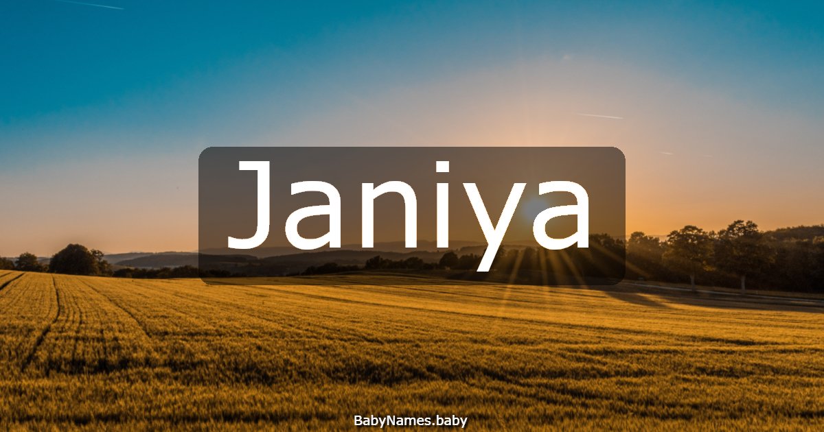 Janiya