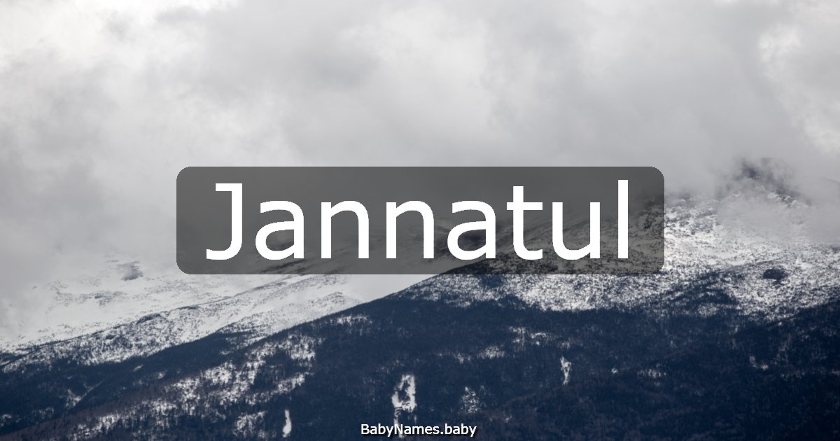 Jannatul